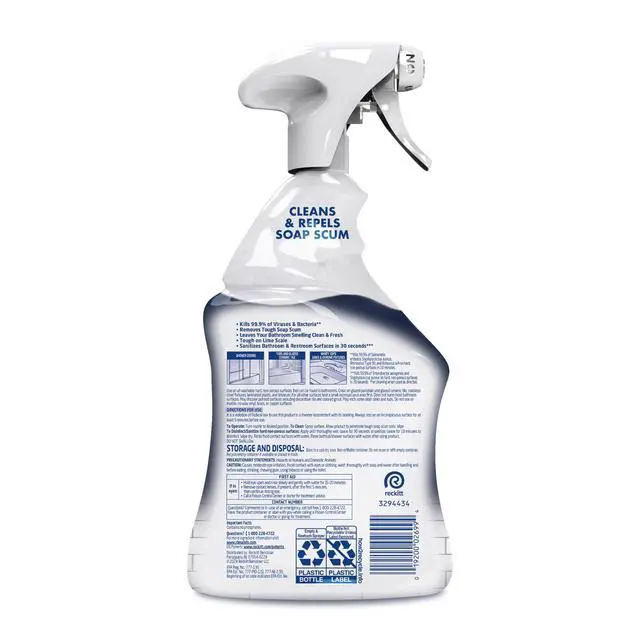 Alt view image 6 of 6 - Lysol Power Foaming Bathroom Cleaner & Disinfectant Spray, 32 oz