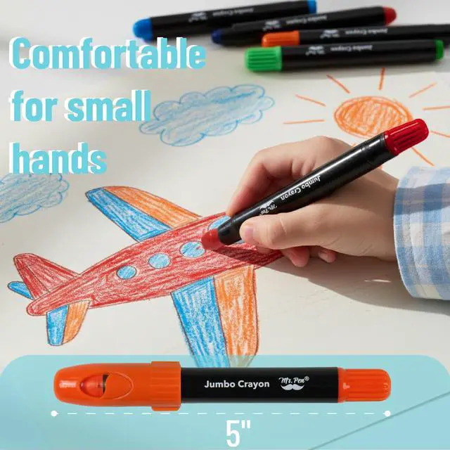 Alt view image 3 of 6 - Mr. Pen- Jumbo Twistable Crayons, 12 Pack, Multicolor