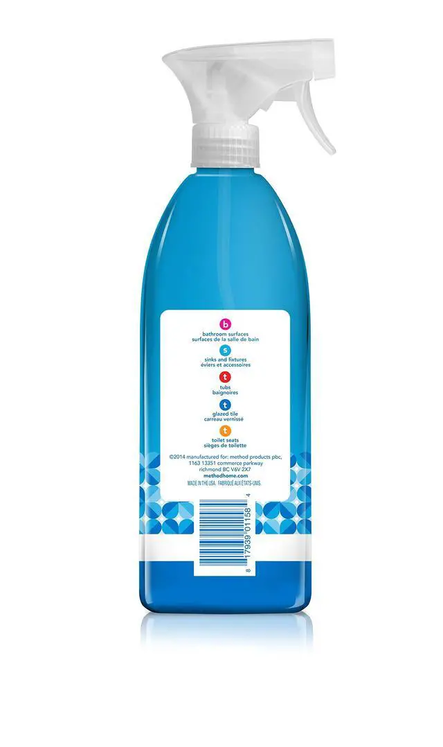 Alt view image 2 of 4 - method Antibacterial Bathroom Cleaner, Spearmint, 28 fl oz