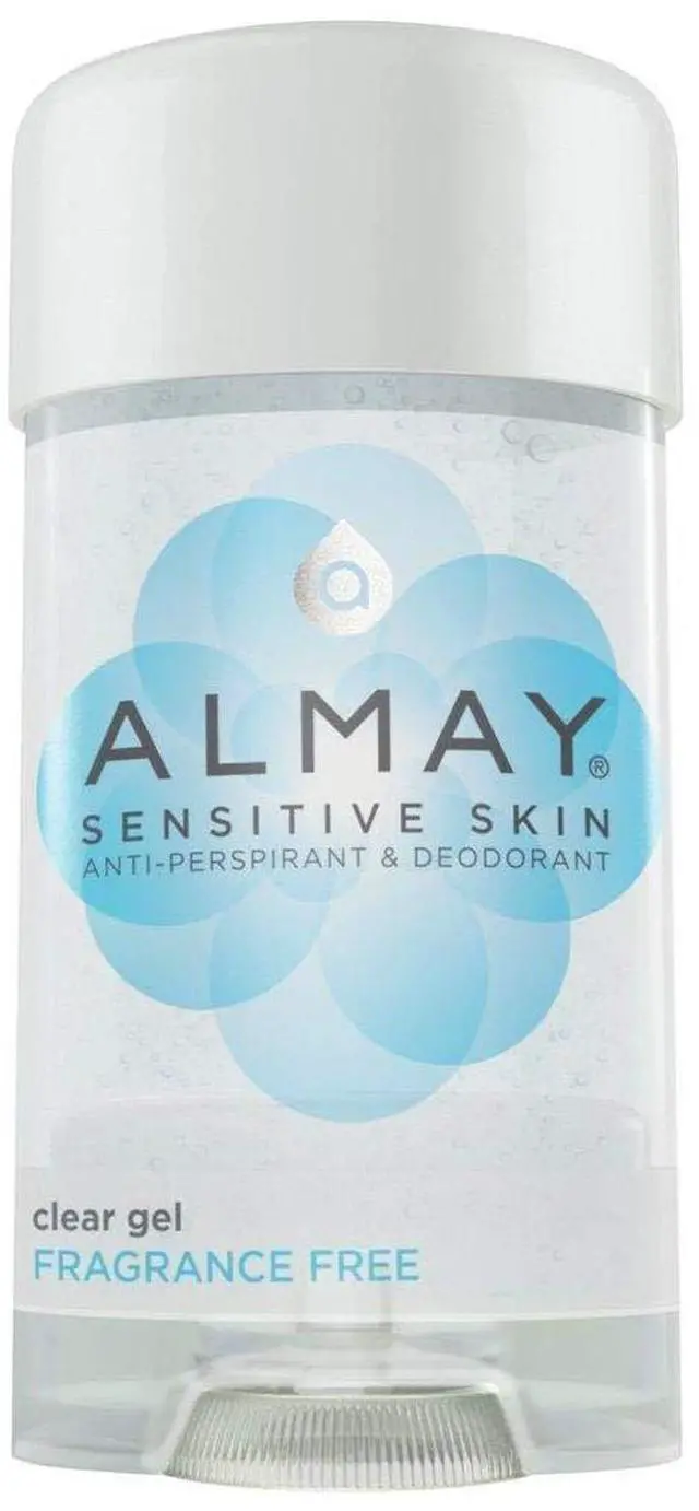 Main image of Almay Clear Gel Deodorant and Antiperspirant Fragrance Free 2.25 Oz
