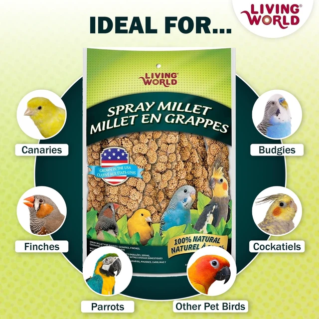 Alt view image 4 of 7 - Living World Millet Spray for Birds, 3.5 Oz