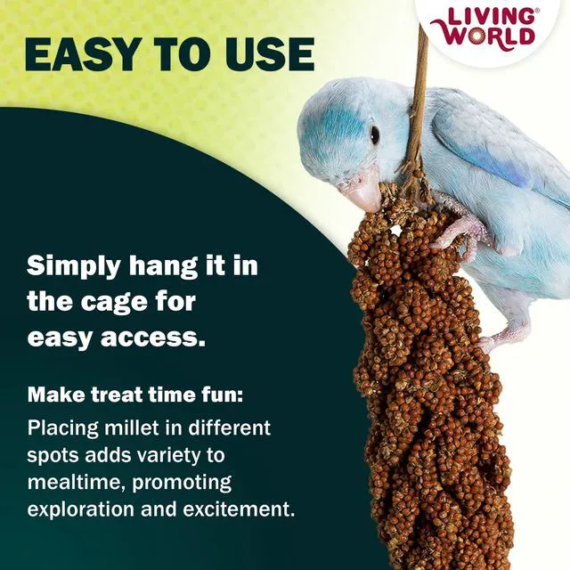 Alt view image 3 of 7 - Living World Millet Spray for Birds, 3.5 Oz