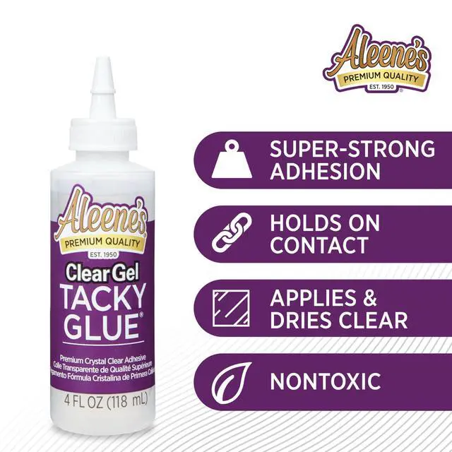 Alt view image 3 of 6 - Aleene's Clear Gel Tacky Glue, Dries Clear, 4fl oz