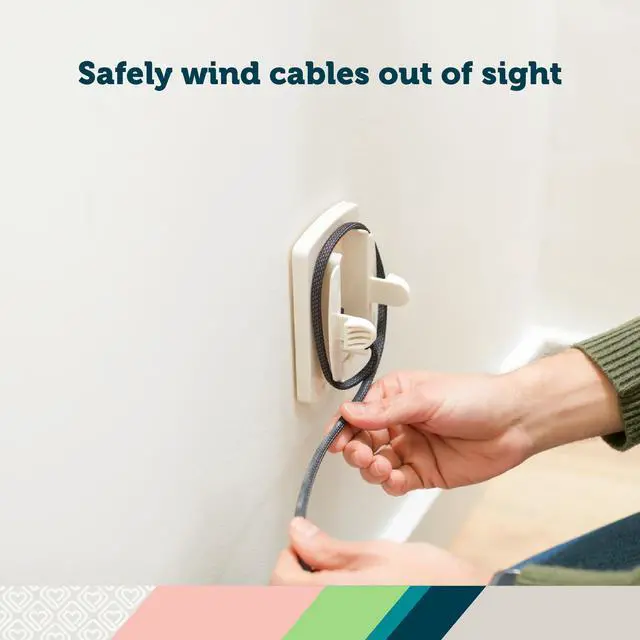 Alt view image 4 of 5 - Safety 1st Outlet Cover with Cord Shortener for Baby Proofing