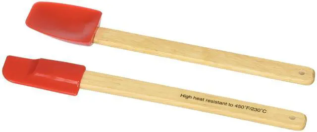 Main image of Norpro 3000R 2-Piece Mini Spatula Set, Red