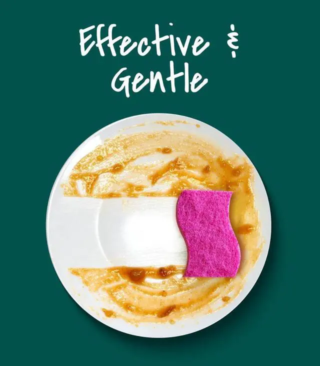 Alt view image 6 of 6 - Scotch-Brite Delicate Clean Non-Scratch Scrub Sponge, 3 Pack