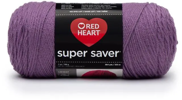 Main image of Red Heart Super Saver Yarn, Medium Purple