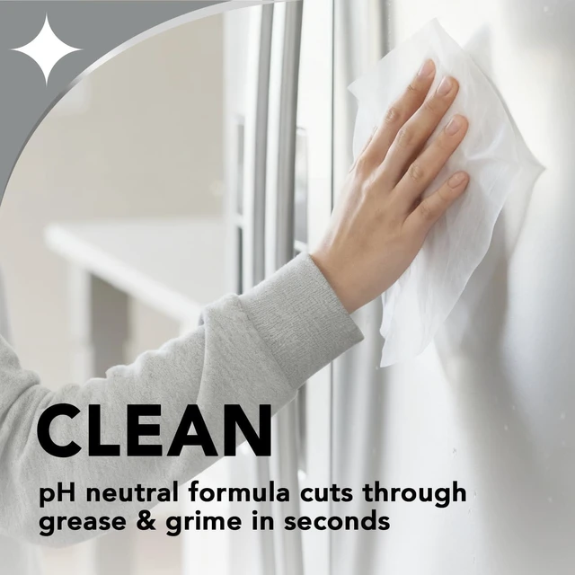 Alt view image 3 of 6 - Weiman Stainless Steel Cleaner & Polisher 30 Wipes Kitchen Appliance