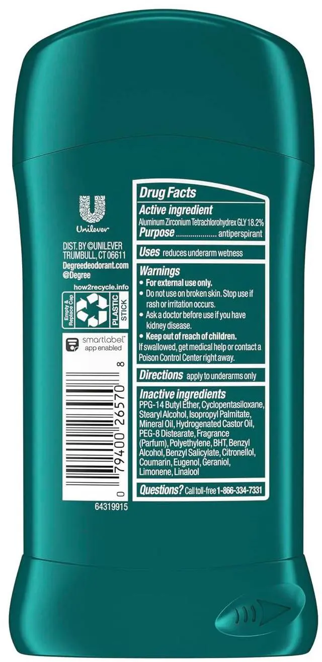 Alt view image 6 of 6 - Degree Men Dry Protection Antiperspirant Sport, 2.7 oz