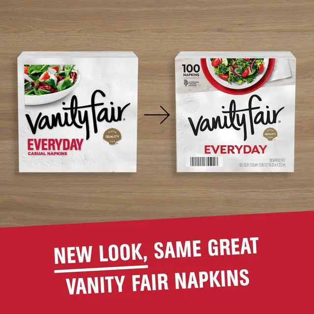 Alt view image 5 of 6 - Vanity Fair Everyday Paper Napkins, 100 Count, Disposable