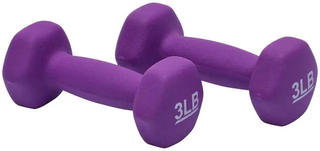 Main image of Amazon Basics Neoprene Dumbbell Hand Weights for Exercise and Muscle Toning