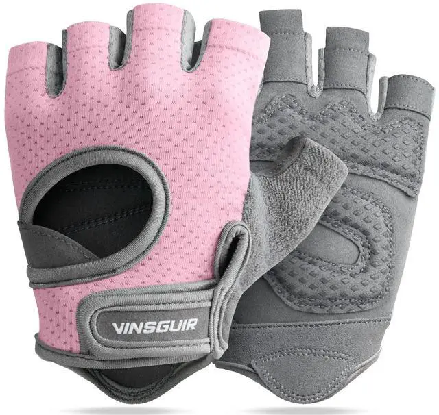Main image of VINSGUIR Breathable & Padded Workout Gloves for Women and Men