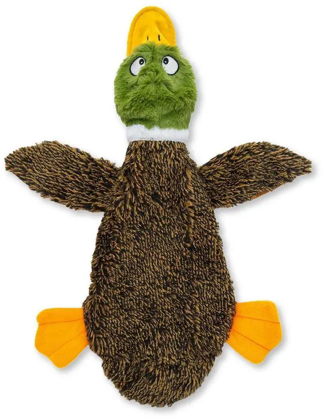 Main image of Best Pet Supplies 2-in-1 Fun Skin Stuffless Dog Toy, Wild Duck, Small