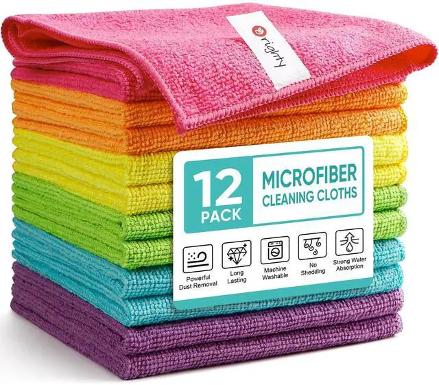 Main image of Orighty Microfiber Cleaning Cloth 12 Pack 12x11 in