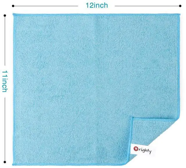 Alt view image 2 of 6 - Orighty Microfiber Cleaning Cloth 12 Pack 12x11 in