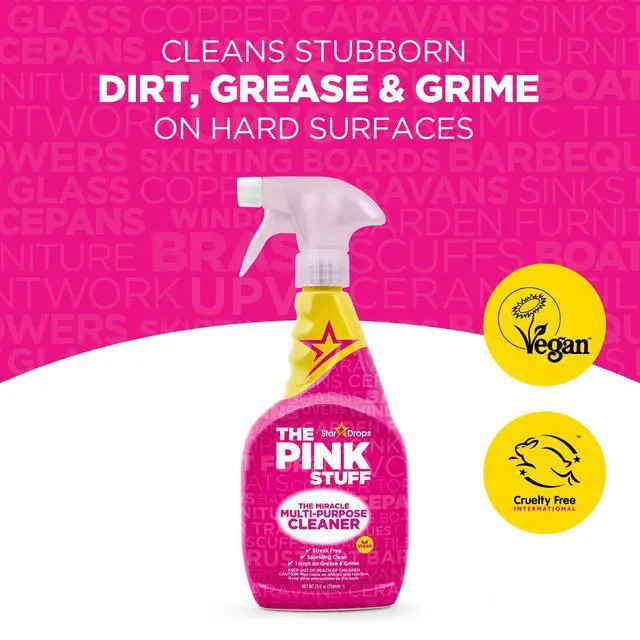 Alt view image 2 of 5 - Stardrops the Pink Stuff Miracle Multi-Purpose Cleaner Spray, 25 Fl Oz