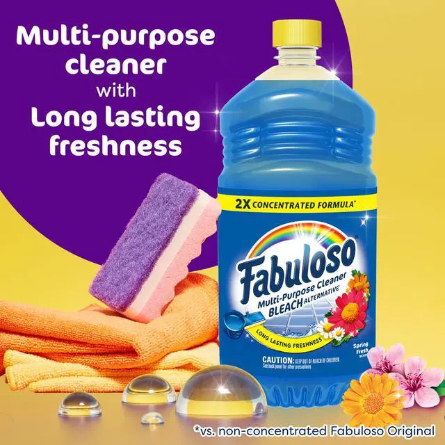 Alt view image 6 of 7 - Fabuloso 2X All-Purpose Cleaner Spring Fresh Scent 56 fl oz