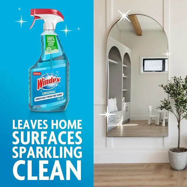 Alt view image 3 of 6 - Windex Original Glass & Window Cleaner Spray Bottle, 23 oz