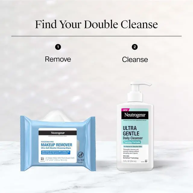 Alt view image 6 of 6 - Neutrogena Makeup Remover Micellar Wipes, 2 Pack of 25 Ct