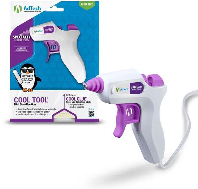 Alt view image 4 of 7 - AdTech Ultra Low Temp Cool Glue Sticks, Mini 4-Inch, 15-Pack