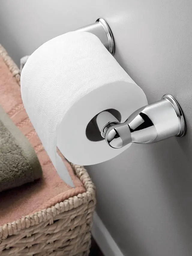 Alt view image 4 of 6 - Moen YB8099CH Mason Tissue Paper Holder Roller Only Chrome