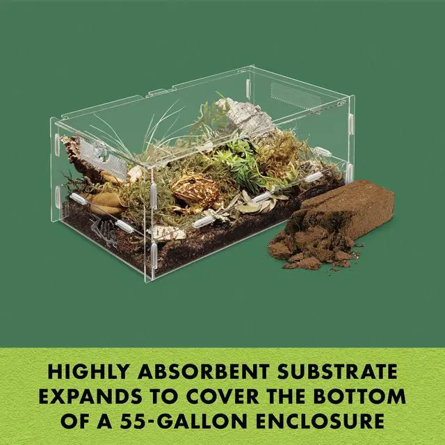 Alt view image 6 of 6 - Zilla Coconut Husk Organic Reptile Bedding - Coconut Fiber, One Size, Brown