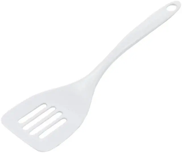 Main image of Chef Craft Basic Melamine Slotted Turner/Spatula, 11.25-Inch, White