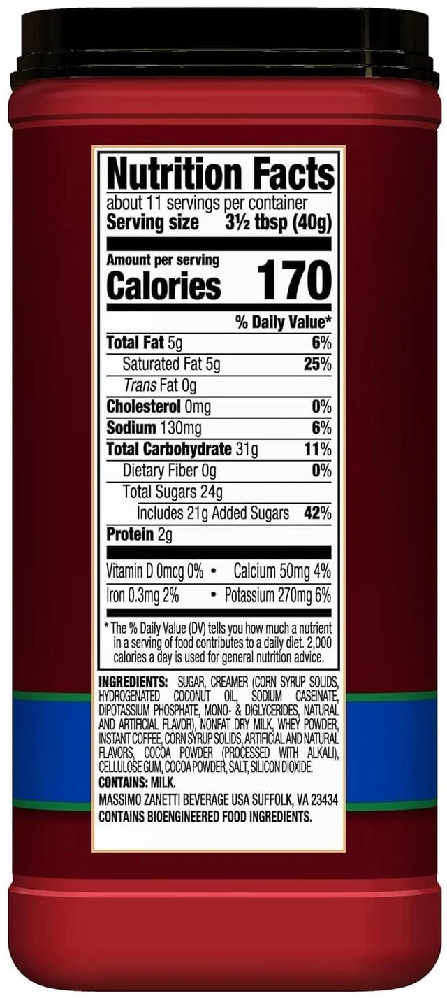Alt view image 3 of 6 - Hills Bros. Cappuccino Mix Decaf French Vanilla, 16 oz