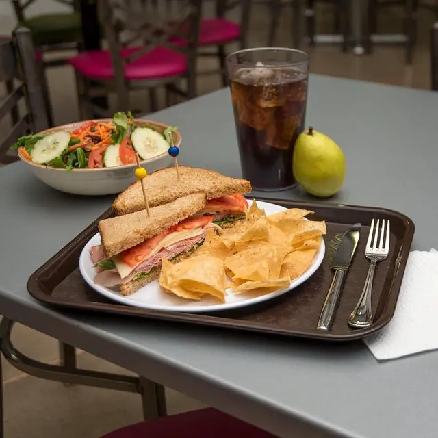Alt view image 5 of 6 - Carlisle FoodService Products Caf Cafeteria Tray, 10" x 14", Chocolate, 1 Count
