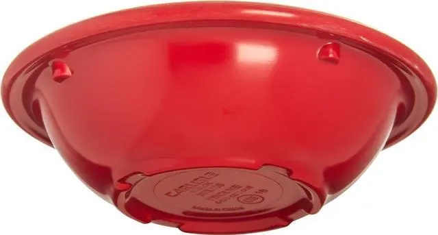 Alt view image 6 of 6 - Carlisle FoodService Products Kingline Bowl with Rim, Melamine, 4.75Ounces, Red