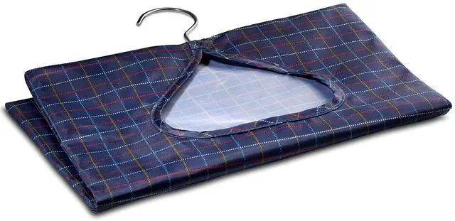 Alt view image 4 of 6 - Handy Laundry Clothespin Bag - 11"x15" - Holds 100 Medium Clothespins, Water-Repellent, Hook for Hanging, Slides on Clothesline, Extra-Large Opening