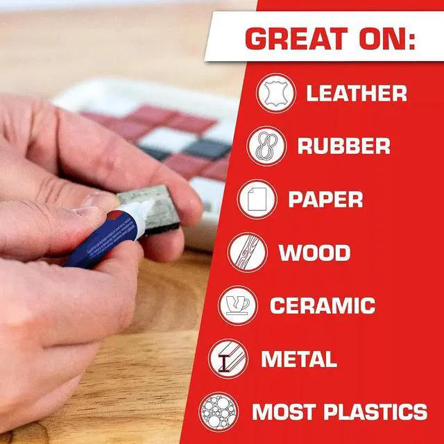 Alt view image 2 of 6 - Loctite Super Glue Liquid 0.07 fl oz Tubes (2-Pack), Clear, Cyanoacrylate Adhesive for Plastic, Wood, Metal, Crafts & Repair, Instant Quick Dry