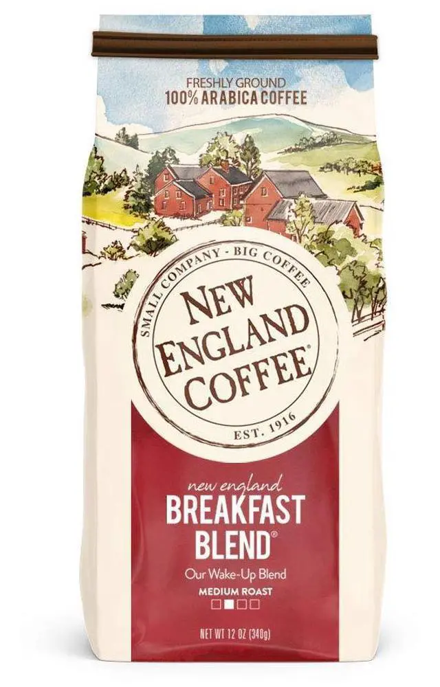 Main image of New England Coffee Breakfast Blend Ground Coffee 12oz (Pack of 1)