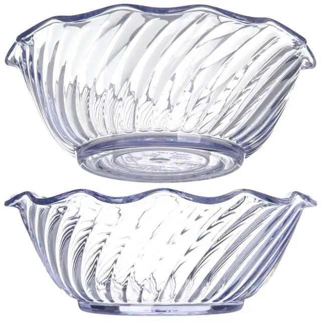 Alt view image 5 of 6 - Carlisle FoodService Products 453307 Plastic Dessert Bowls, 13oz, Clear