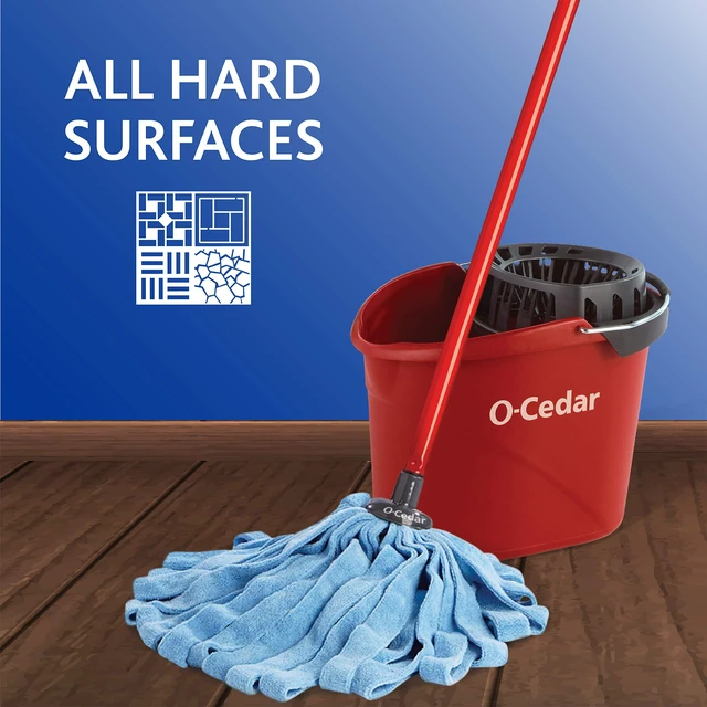 Alt view image 2 of 5 - O-Cedar Microfiber Cloth Mop Refill, Blue
