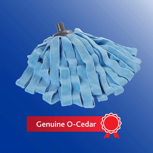 Alt view image 4 of 5 - O-Cedar Microfiber Cloth Mop Refill, Blue