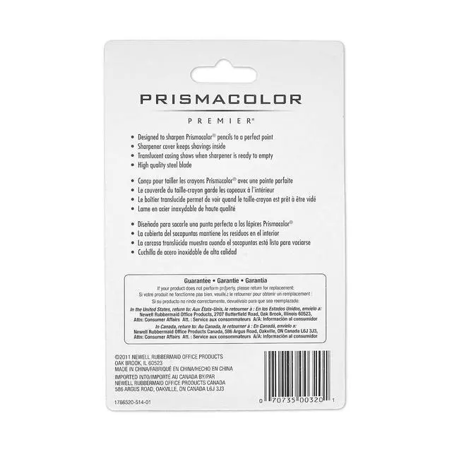 Alt view image 5 of 5 - Prismacolor Premier Pencil Sharpener - Writing, Drawing, Sketching, Art Supplies
