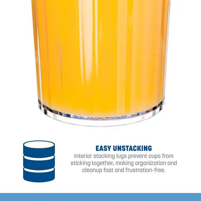 Alt view image 5 of 6 - Carlisle FoodService Products Bistro Tumbler 10.2oz Plastic Clear