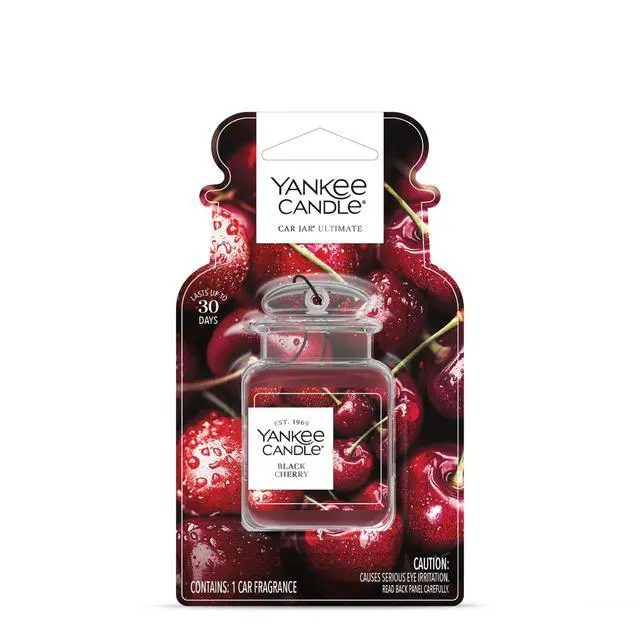 Alt view image 4 of 4 - Yankee Candle Car Jar Ultimate Black Cherry, Up to 30 Days Continuous Fragrance, True-to-Life Scent, Essential Oils, Ideal for Cars and Small Spaces