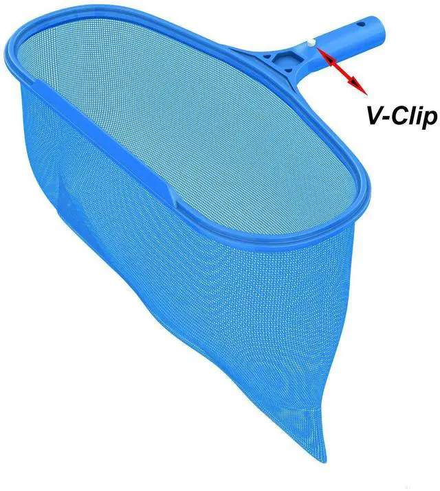 Alt view image 5 of 6 - ATIE Butterfly Pool Clips 6 Pack Attachment Clips for Swimming Pool Brush, Skimmer, Vacuum, Mini Jet Vacuum, Telescopic Pole