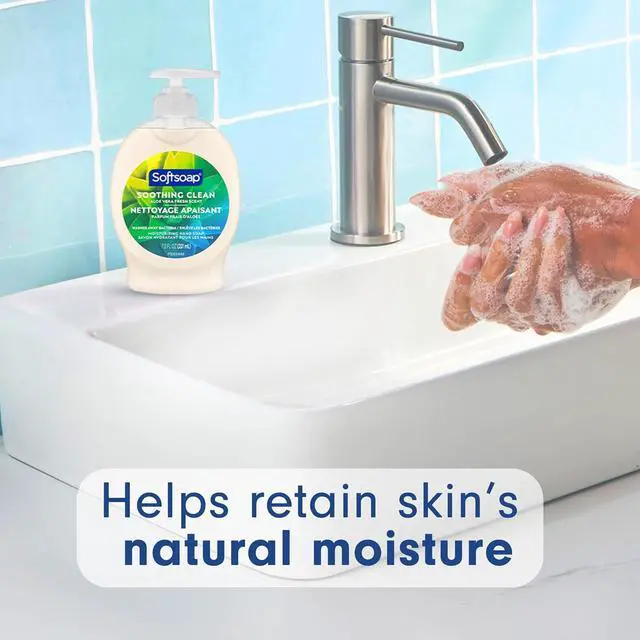 Alt view image 2 of 6 - Softsoap Moisturizing Liquid Hand Soap Soothing Clean Aloe Vera, 7.5Fl Oz (Pack of 6)