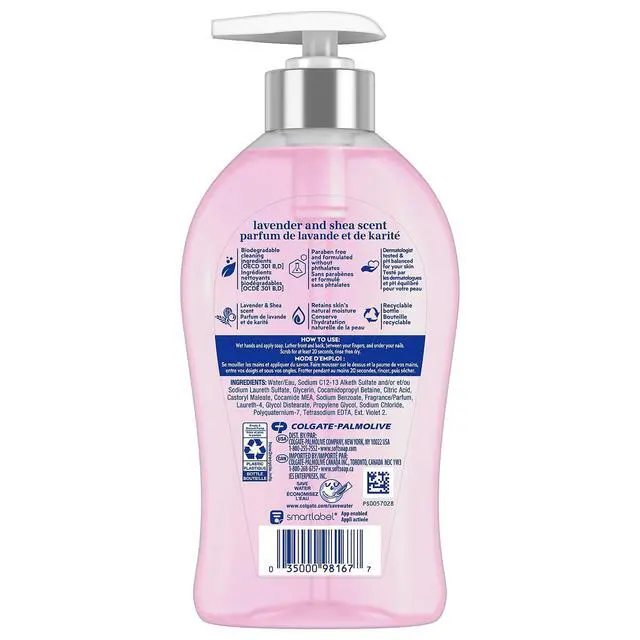 Alt view image 6 of 6 - Softsoap Deeply Moisturizing Liquid Hand Soap, Shea Butter, Lavender, 11.25 Fl Oz