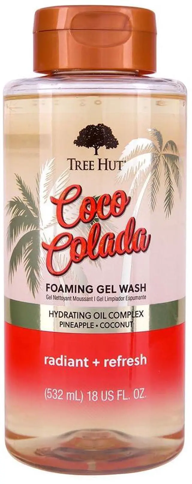 Main image of Tree Hut Foaming Gel Wash Coco Colada 18 Fl Oz