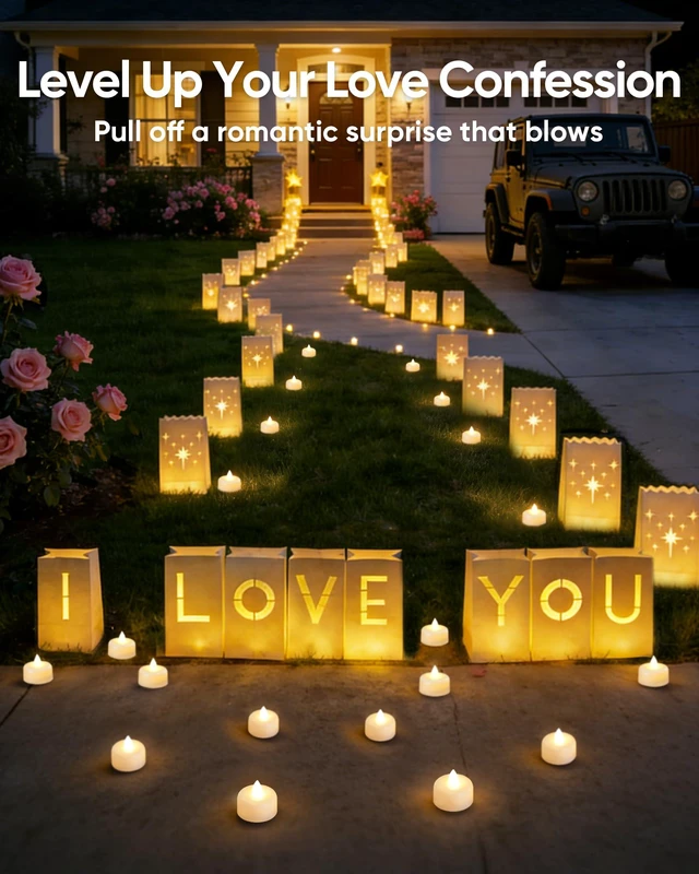 Alt view image 3 of 6 - Amagic Flameless LED Tea Lights Candles, 12 Pack, Battery Operated, Warm White