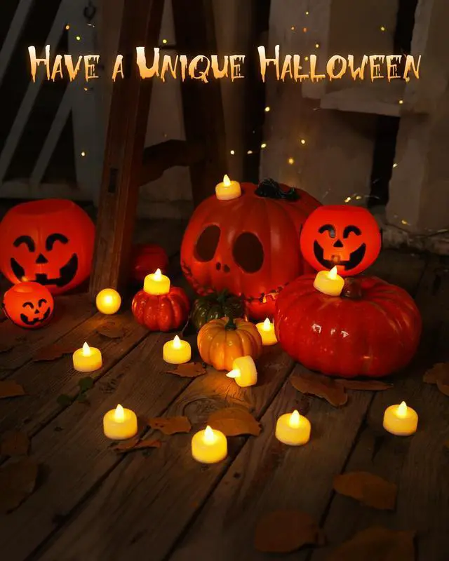 Alt view image 4 of 6 - Raycare 12/24/50/100/150-Pack Battery Operated Tea Lights Candles