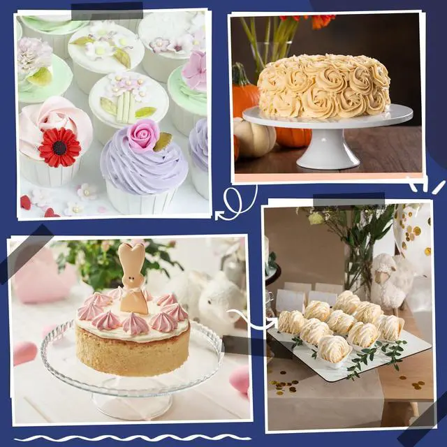 Alt view image 7 of 7 - Cake Piping Tips 5-Pack (1M, 2D, 1C, 1B, 1E) - Buttercream, Icing, Birthday, Cupcake, DIY Art Decorating Supplies