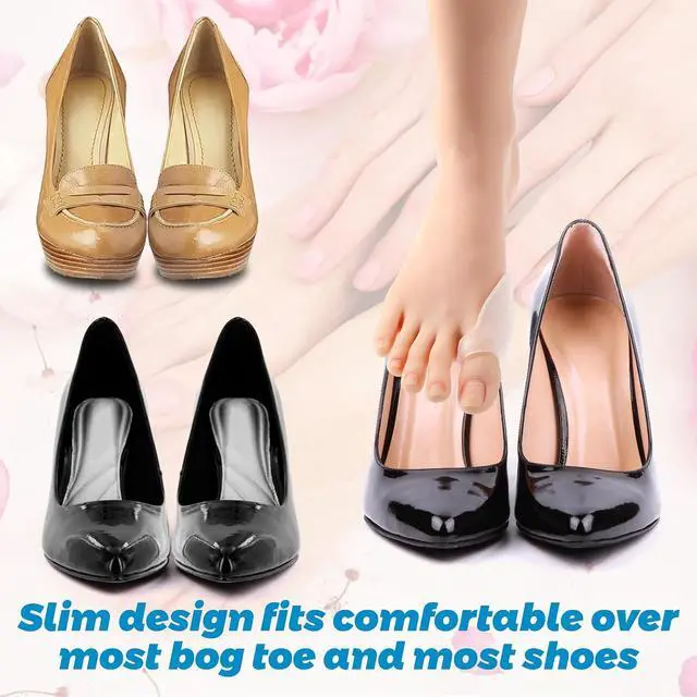 Alt view image 4 of 6 - Dimeho Bunion Cushion Protector Pads with Separator Guards, 12 Pcs, Clear Shields Relief for Big Toe Calluses Corns