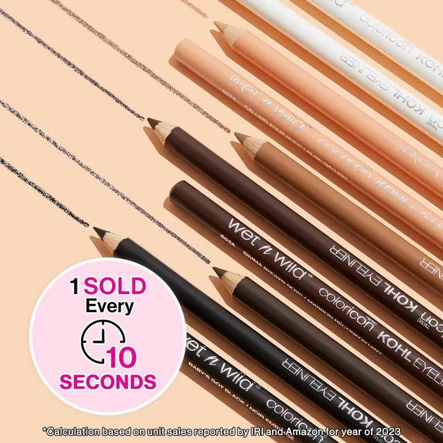 Alt view image 5 of 7 - Wet n Wild Color Icon Kohl Eyeliner Pencil - Baby's Got Black - Rich Hyper-Pigmented Color, Smooth Creamy Application, Long-Wearing Matte Finish, Cruelty-Free