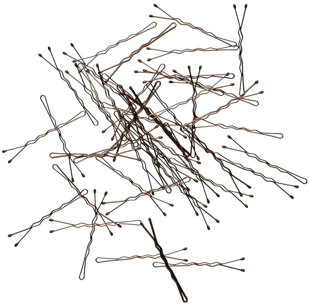 Alt view image 4 of 5 - Goody SlideProof Bobby Hair Pins, 48 Count, Brunette Brown, High Gloss, Pain-Free Styling Accessories for All Hair Types