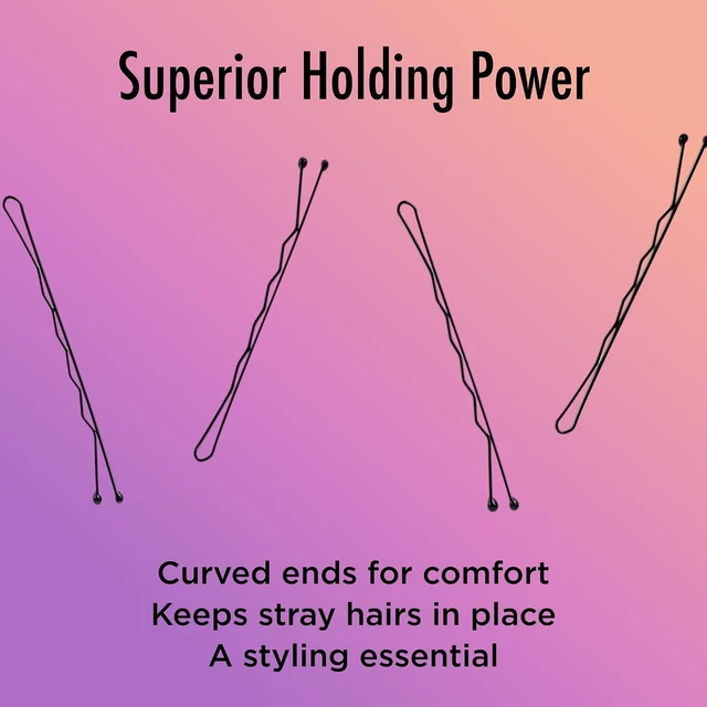 Alt view image 5 of 5 - Goody SlideProof Bobby Hair Pins, 48 Count, Brunette Brown, High Gloss, Pain-Free Styling Accessories for All Hair Types